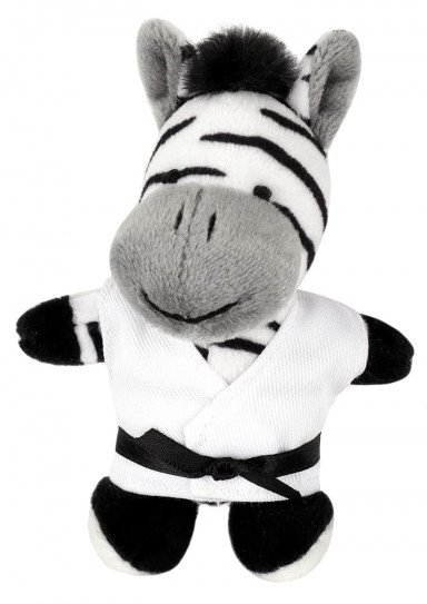 Plush animal pendant zebra