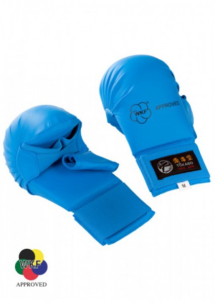 TOKAIDO Faustschutz mit Daumen - blau - WKF approved