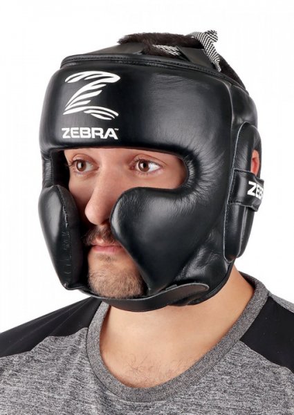 Headguard Pro Sparring Leather