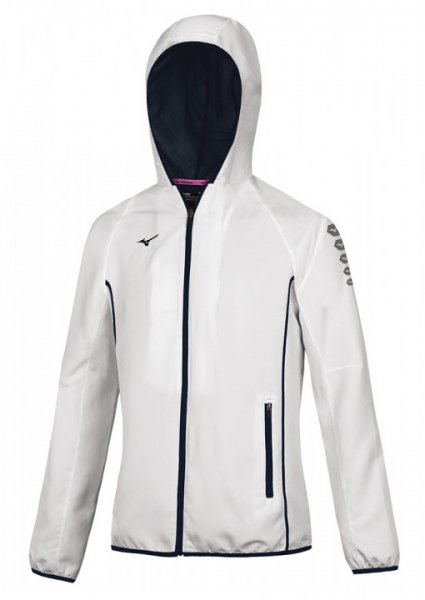 Ladies sports jacket MIZUNO M18, white