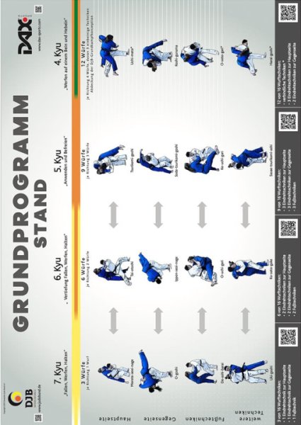 DJB KYU Poster A2: Extension Program Stand (4th-7th KYU)