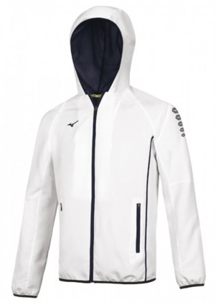 Mens sports jacket MIZUNO M18, white