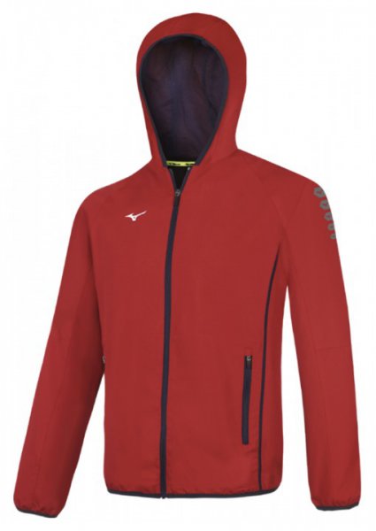 Herren Sportjacke MIZUNO M18, rot