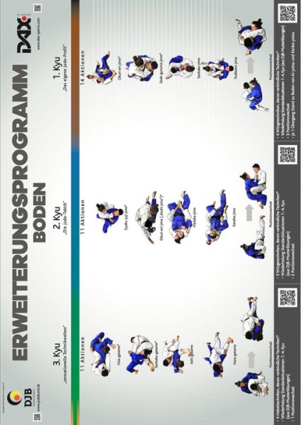 DJB KYU Poster A2: Erweiterungsprogramm Boden (1.-3. KYU)