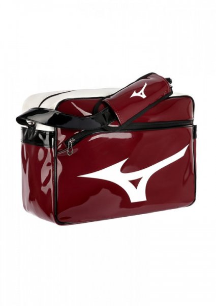 MIZUNO Enamel Bag, bordeaux-weiß
